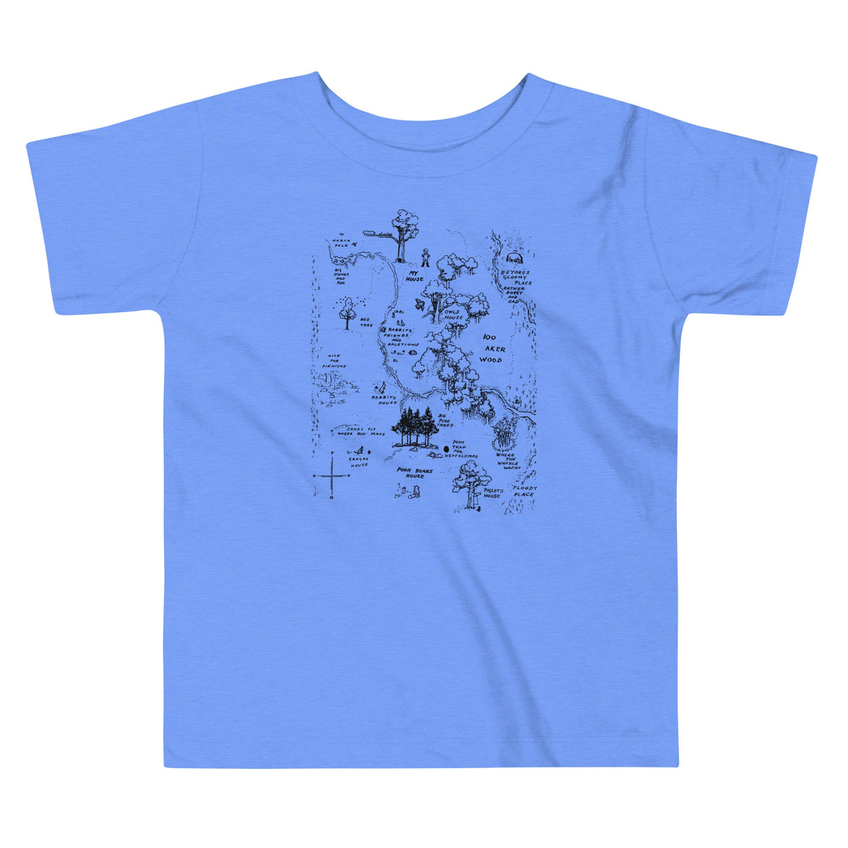 100 Acre Map Kid's Toddler Tee product image 1