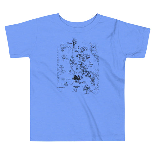 100 Acre Map Kid's Toddler Tee product image 1