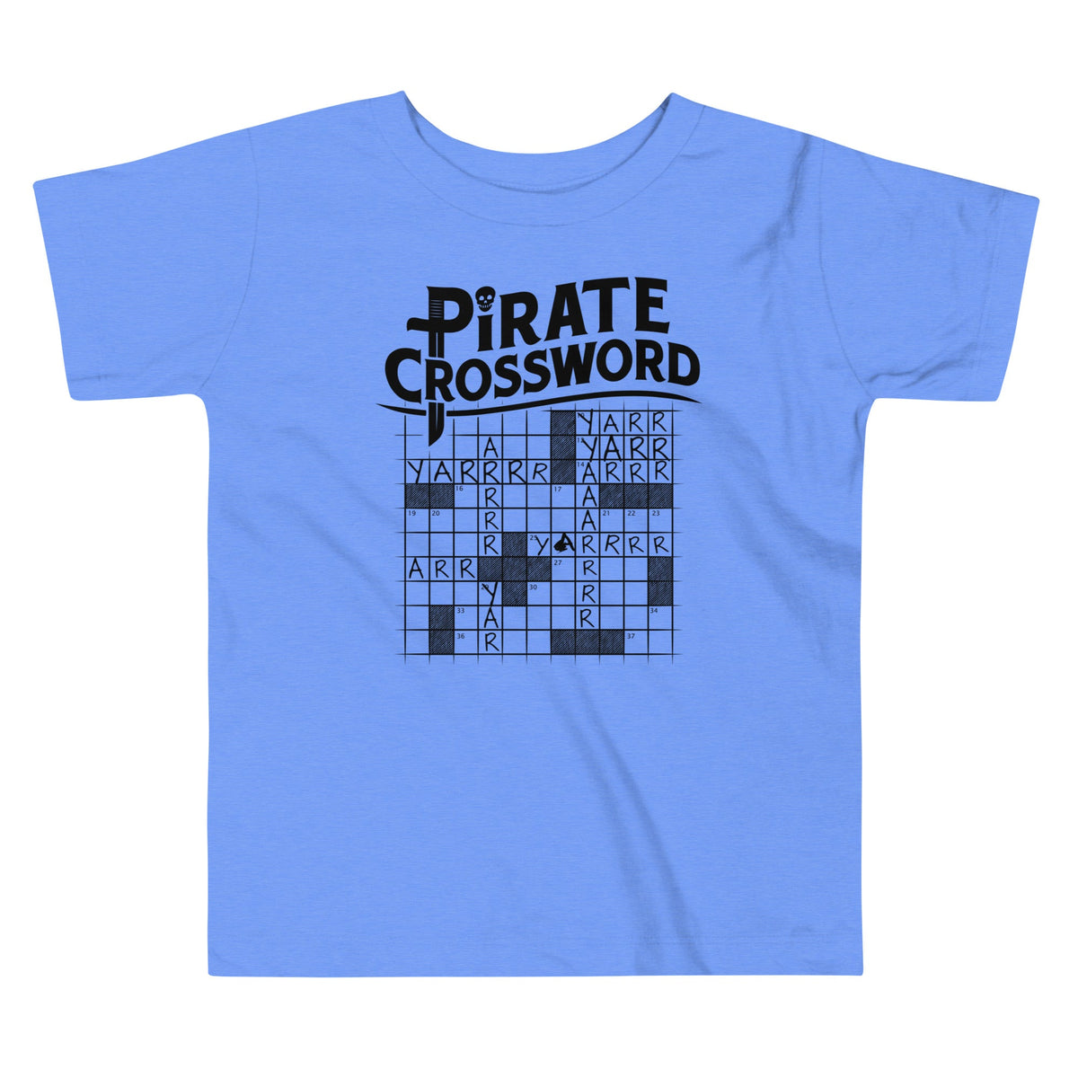 Pirate Crossword Kid's Toddler Tee product image 1