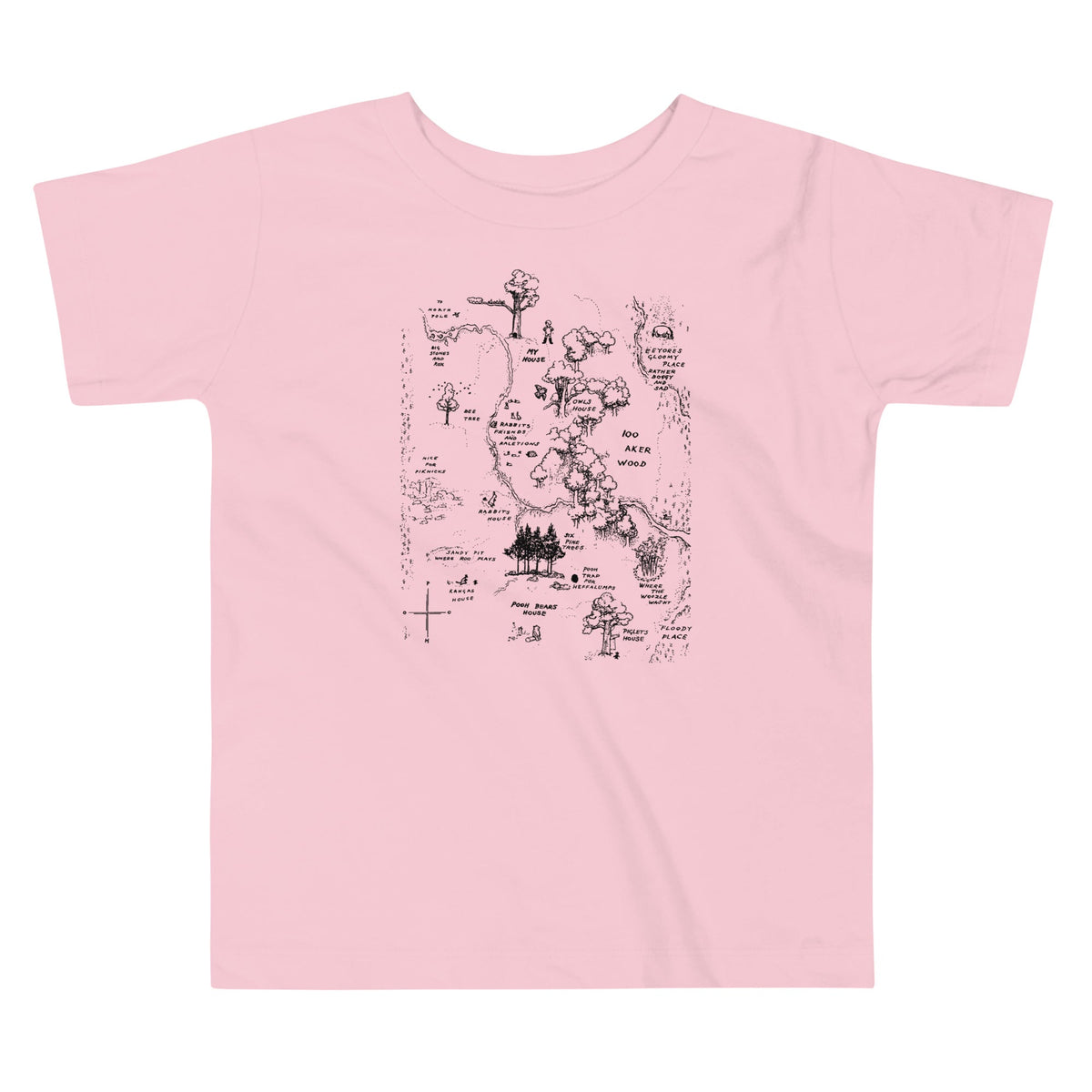 100 Acre Map Kid's Toddler Tee product image 2