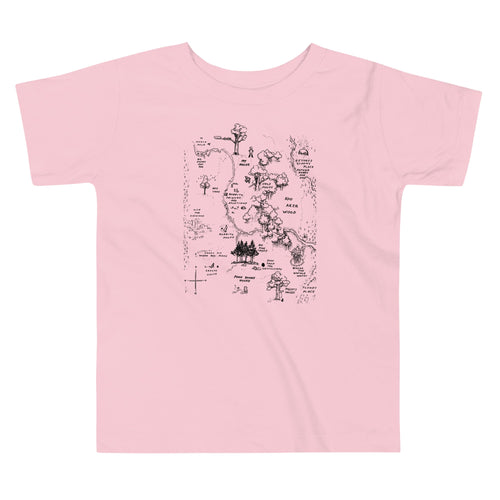 100 Acre Map Kid's Toddler Tee product image 2
