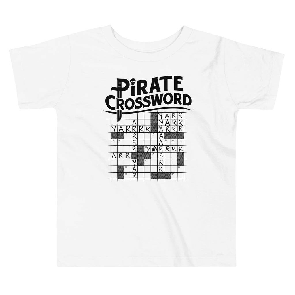 Pirate Crossword Kid's Toddler Tee product image 3