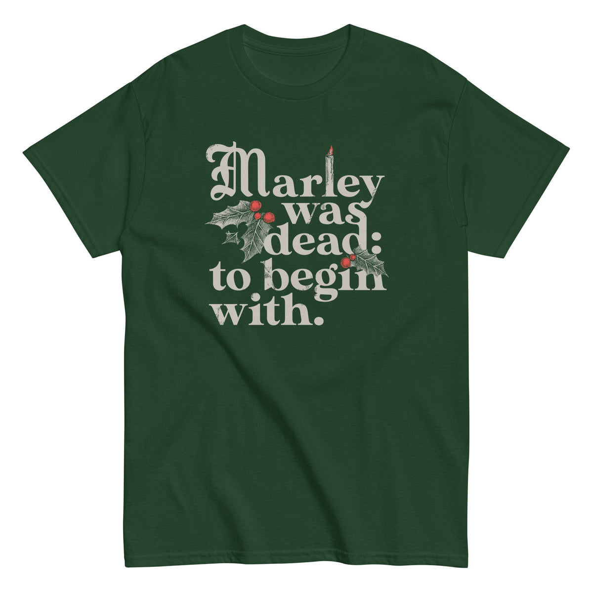 Marley Was Dead: To Begin With Men's Classic Tee product image 3