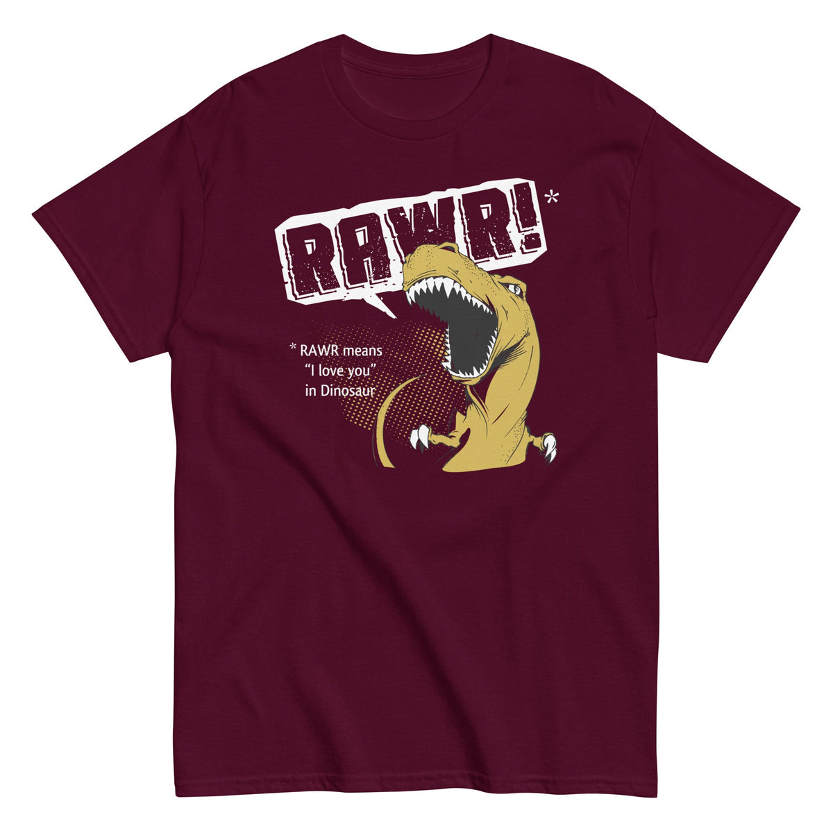 Rawr Means I Love You Men's Classic Tee product image 2