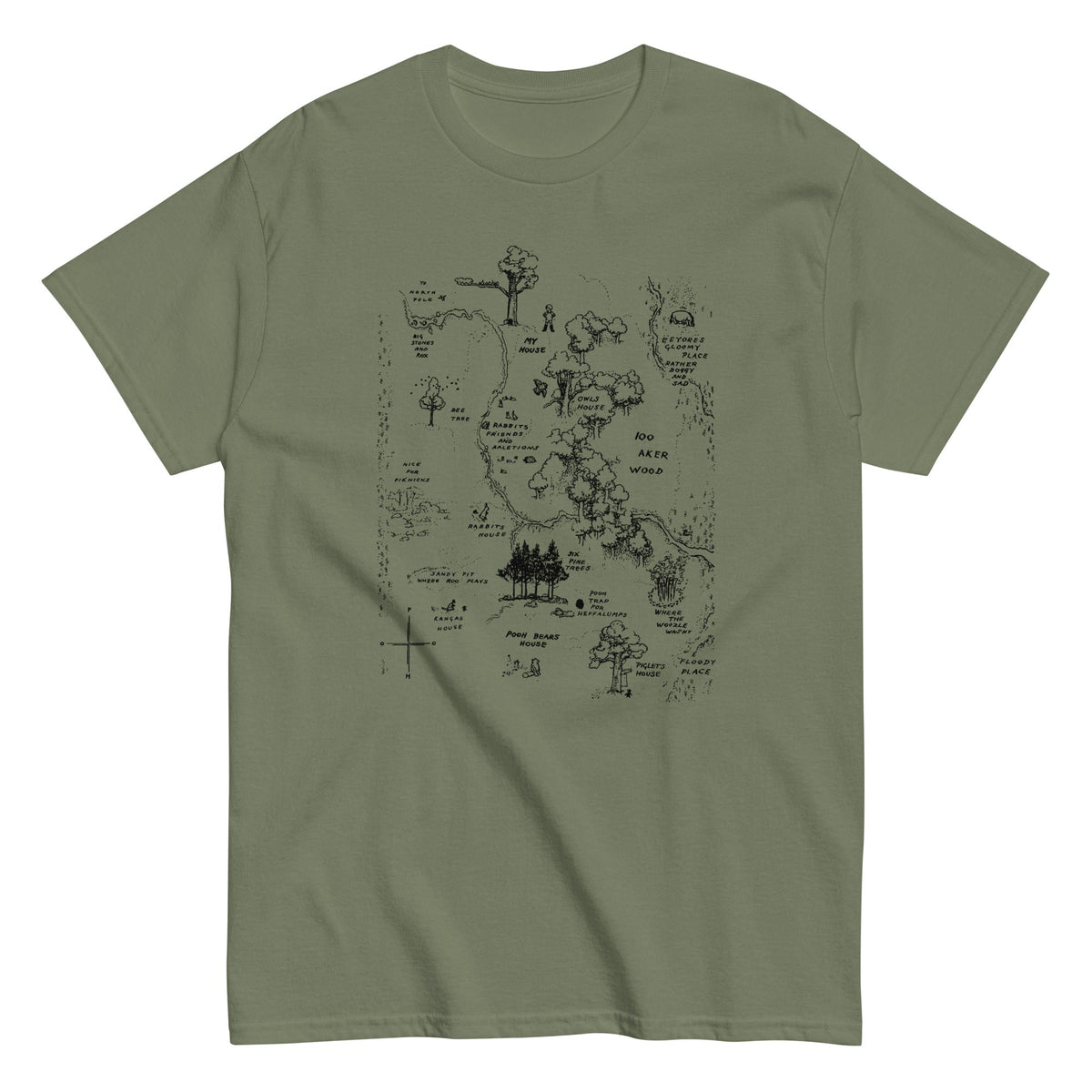 100 Acre Map Men's Classic Tee product image 5
