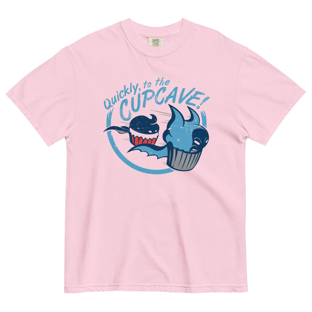 Quickly, To The Cupcave! Men's Relaxed Fit Tee