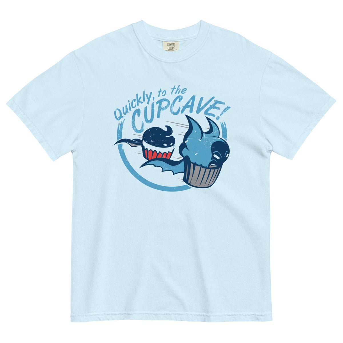 Quickly, To The Cupcave! Men's Relaxed Fit Tee