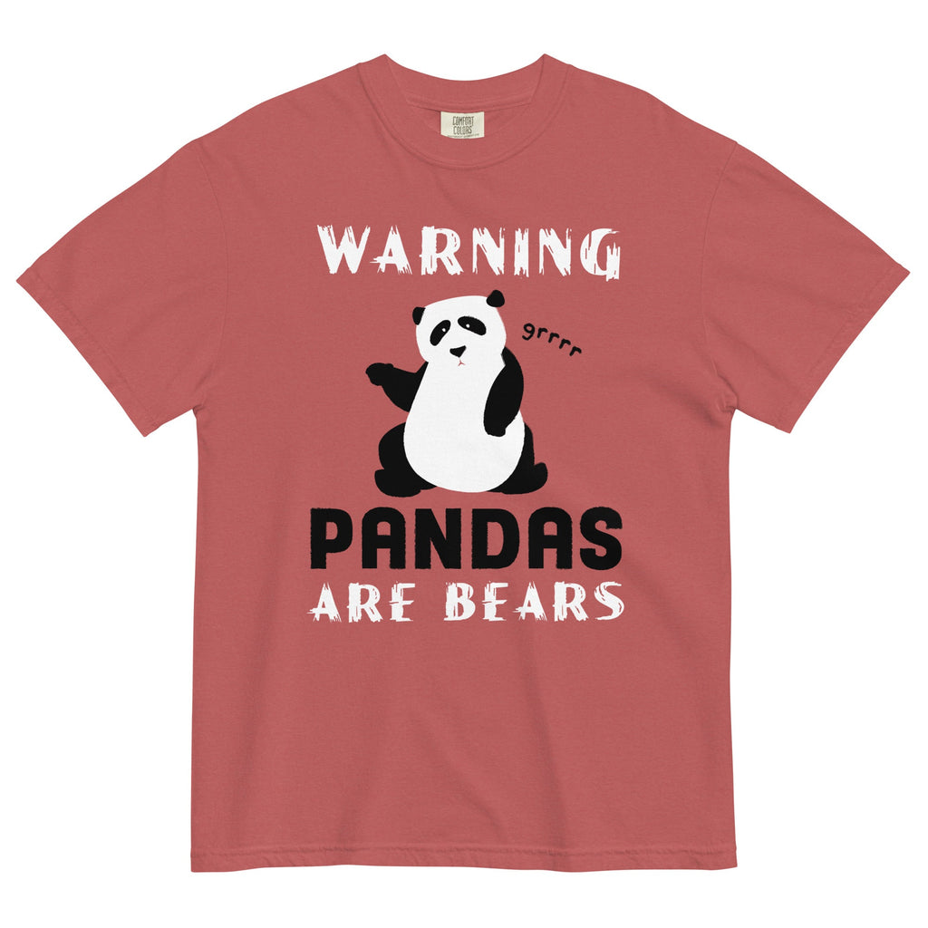 Warning, Pandas Are Bears Men's Relaxed Fit Tee product image 3