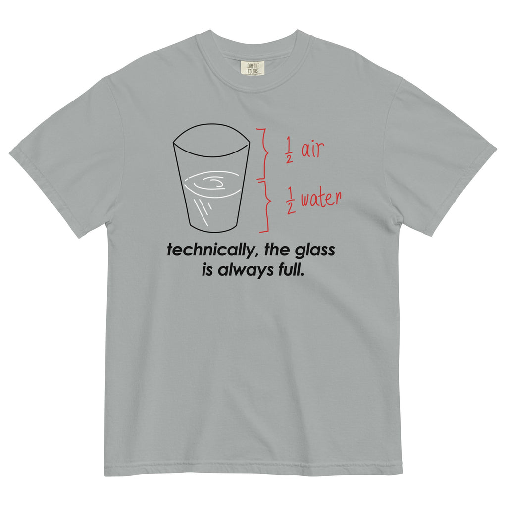Technically, The Glass Is Always Full Men's Relaxed Fit Tee product image 2