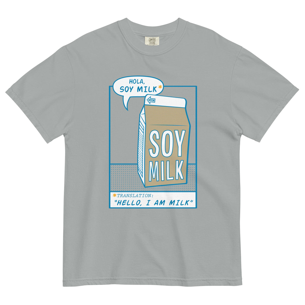 Hola, Soy Milk Men's Relaxed Fit Tee product image 3