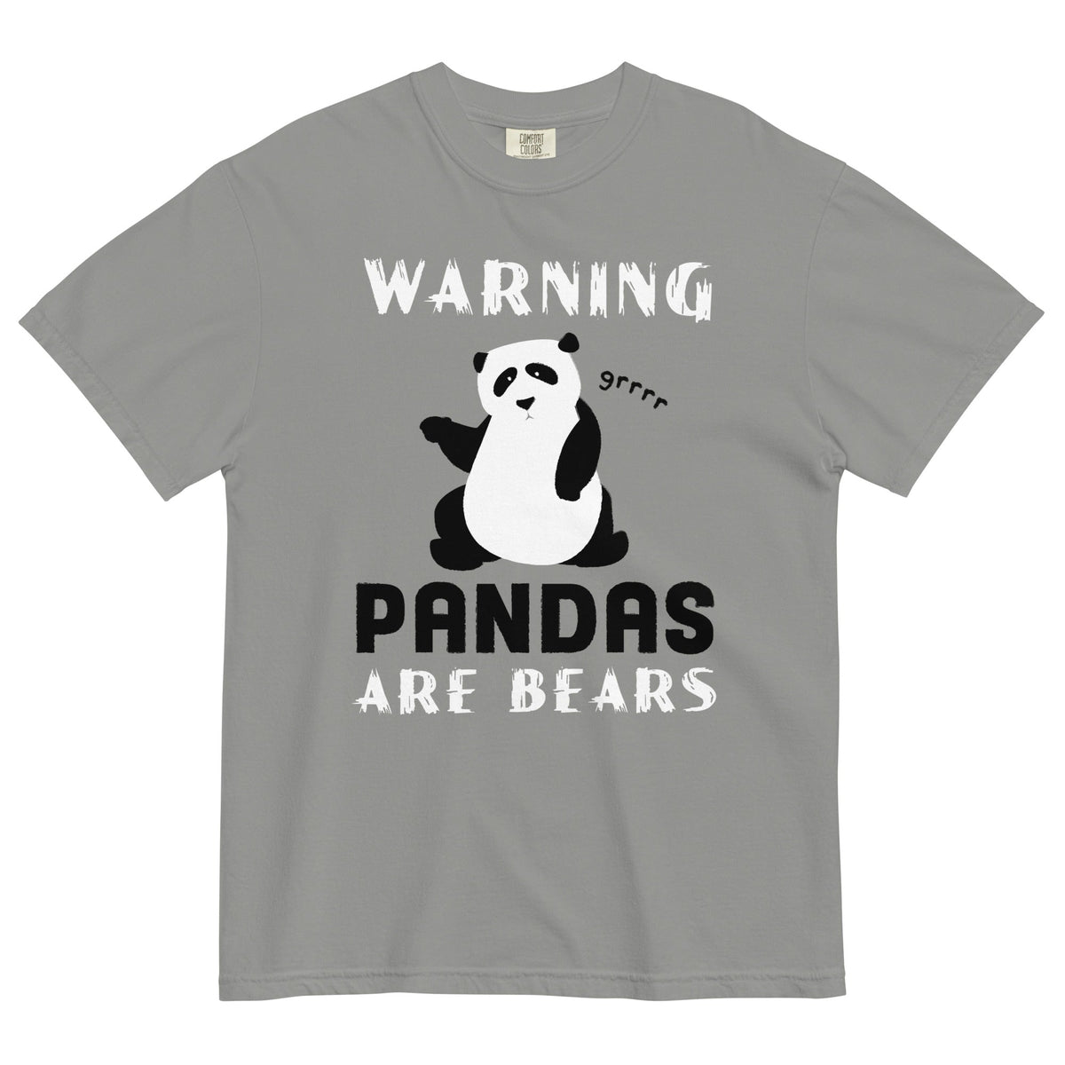 Warning, Pandas Are Bears Men's Relaxed Fit Tee product image 2