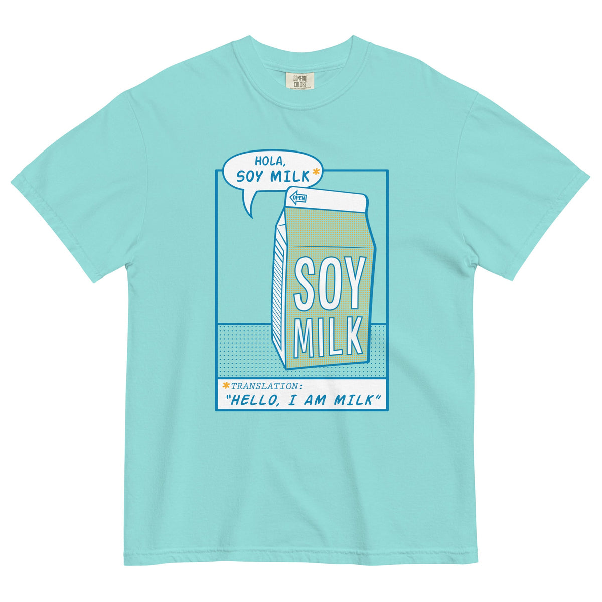 Hola, Soy Milk Men's Relaxed Fit Tee product image 1