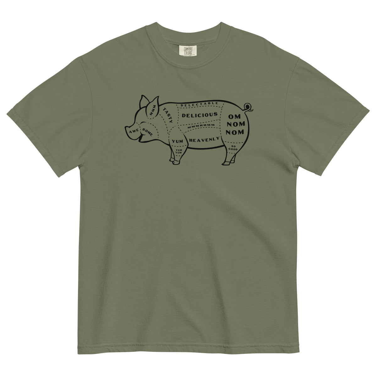 Tasty Pig Cuts Men's Relaxed Fit Tee product image 2