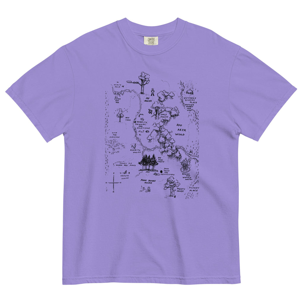 100 Acre Map Men's Relaxed Fit Tee product image 7