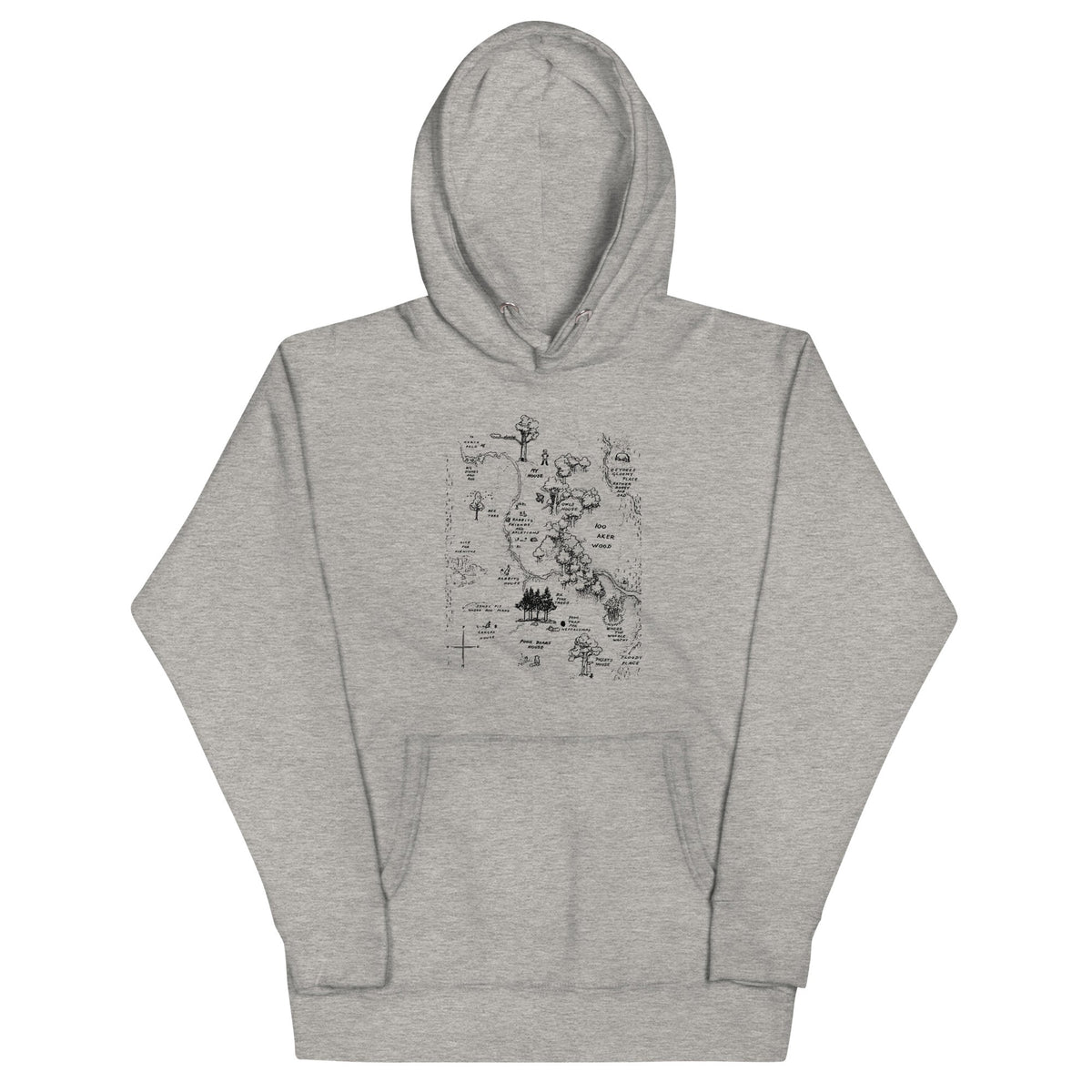 100 Acre Map Unisex Hoodie product image 1