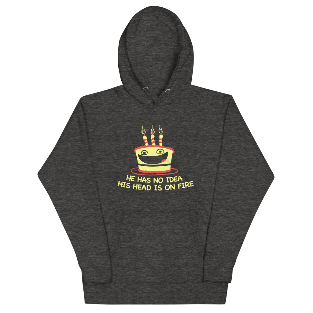 He Has No Idea His Head Is On Fire Unisex Hoodie product image 3