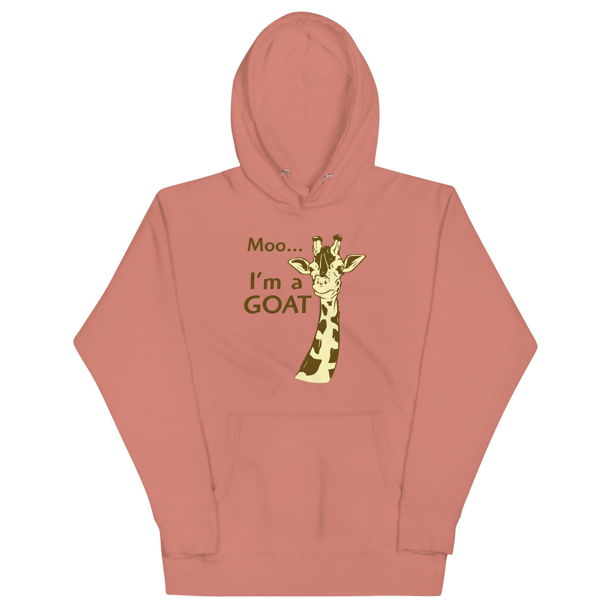 Moo, I'm A Goat Unisex Hoodie product image 3