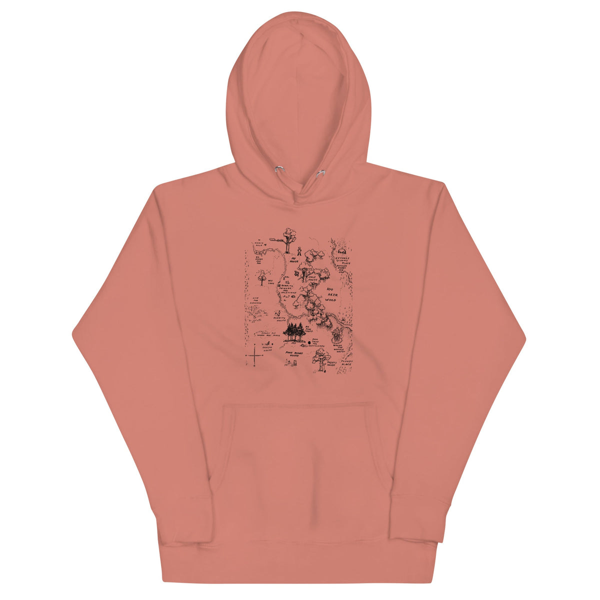 100 Acre Map Unisex Hoodie product image 2