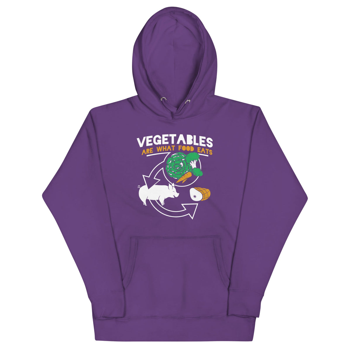 Vegetables Are What Food Eats Unisex Hoodie product image 5