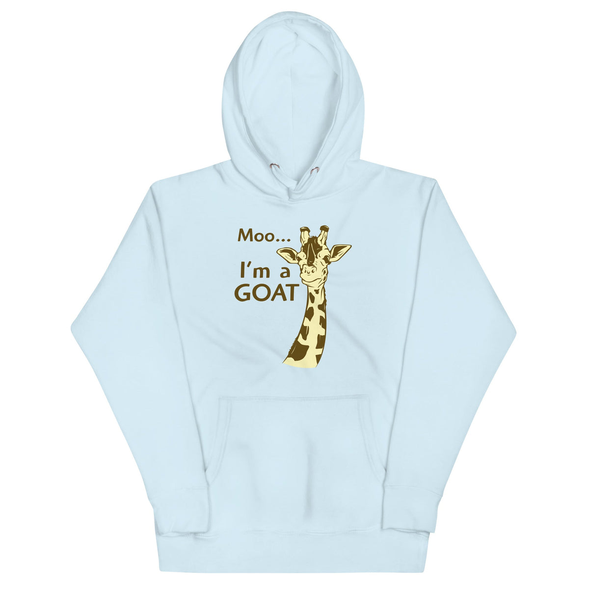 Moo, I'm A Goat Unisex Hoodie product image 1