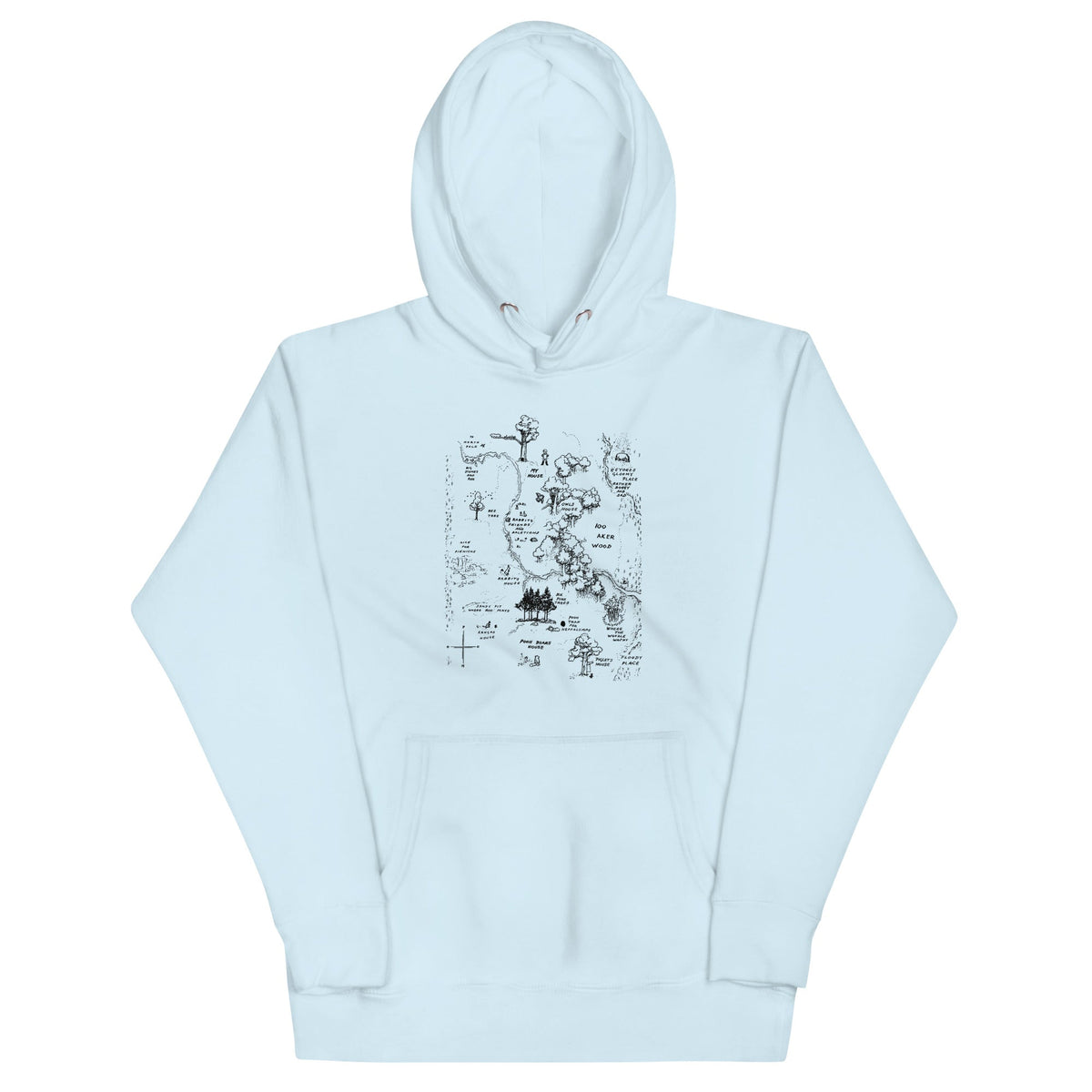 100 Acre Map Unisex Hoodie product image 3