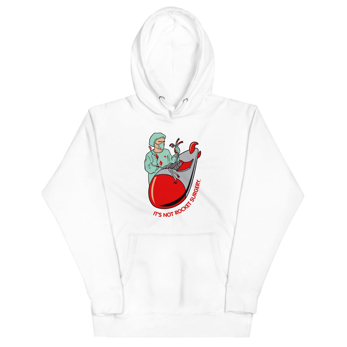 It's Not Rocket Surgery Unisex Hoodie product image 3
