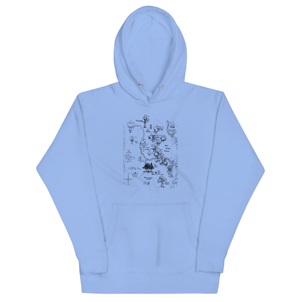 100 Acre Map Unisex Hoodie product image 6