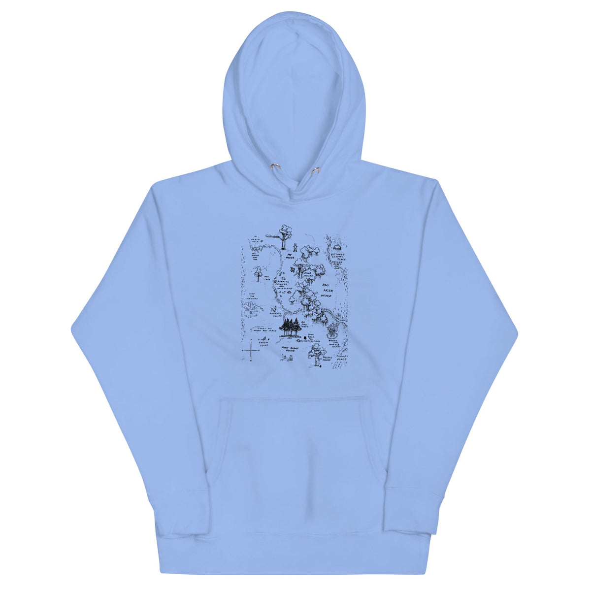 100 Acre Map Unisex Hoodie product image 6