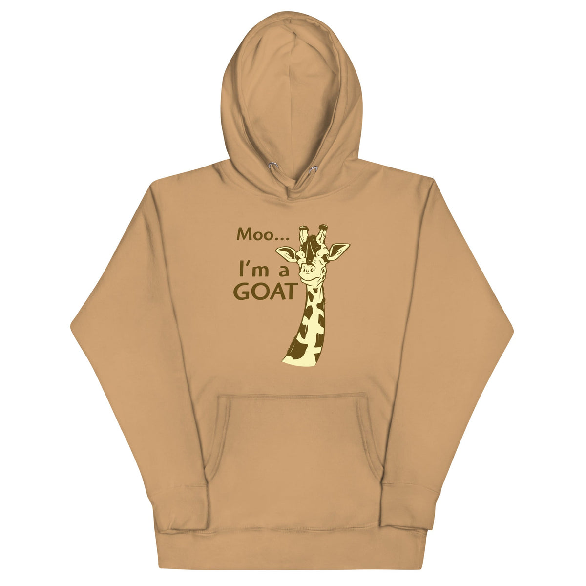Moo, I'm A Goat Unisex Hoodie product image 4