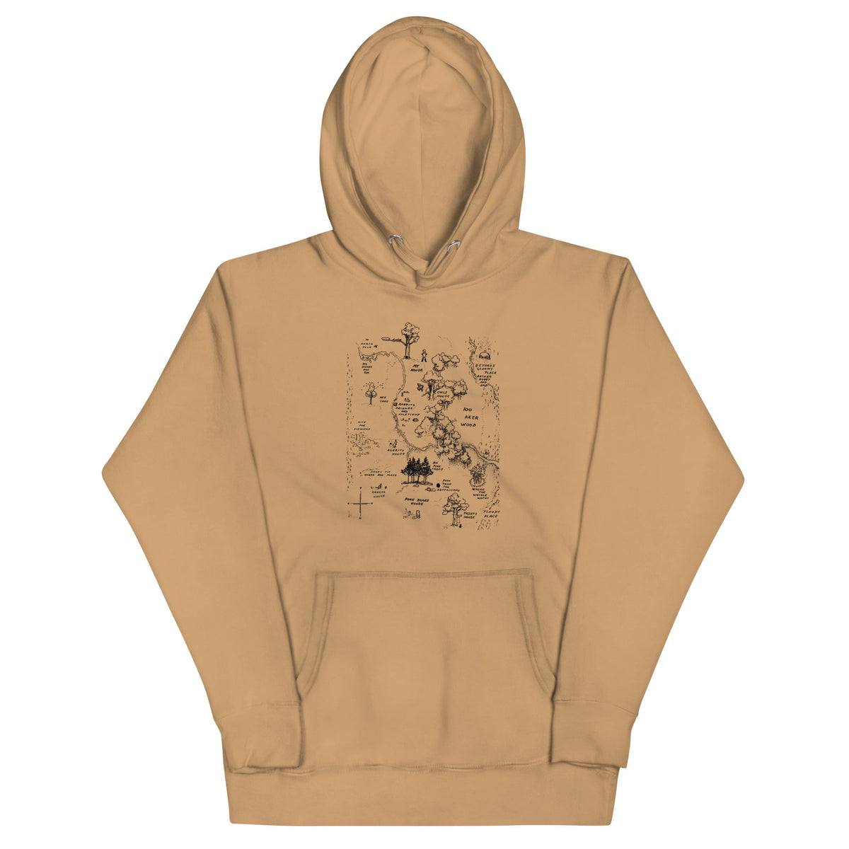 100 Acre Map Unisex Hoodie product image 5