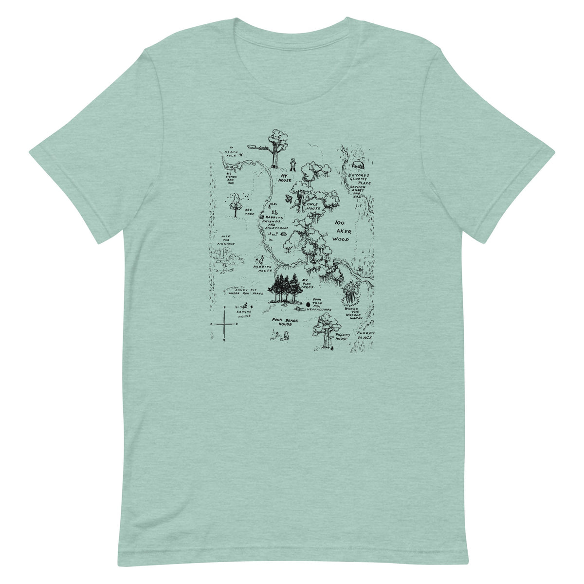 100 Acre Map Men's Signature Tee product image 3