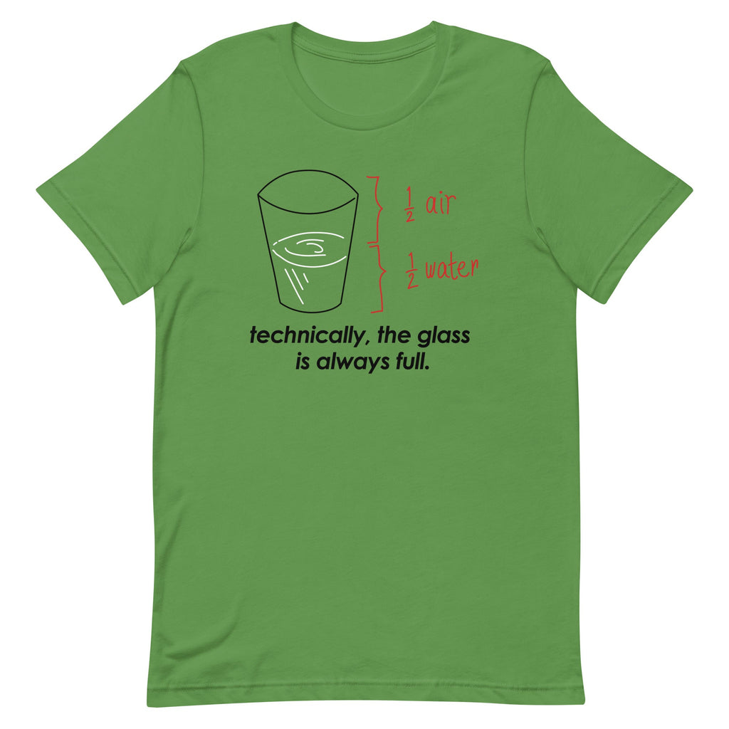Technically, The Glass Is Always Full Men's Signature Tee product image 2