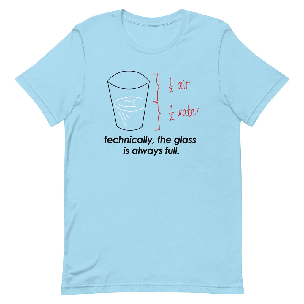 Technically, The Glass Is Always Full Men's Signature Tee product image 1