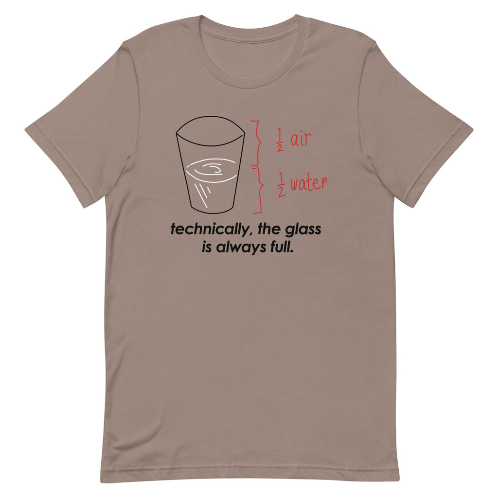 Technically, The Glass Is Always Full Men's Signature Tee product image 3