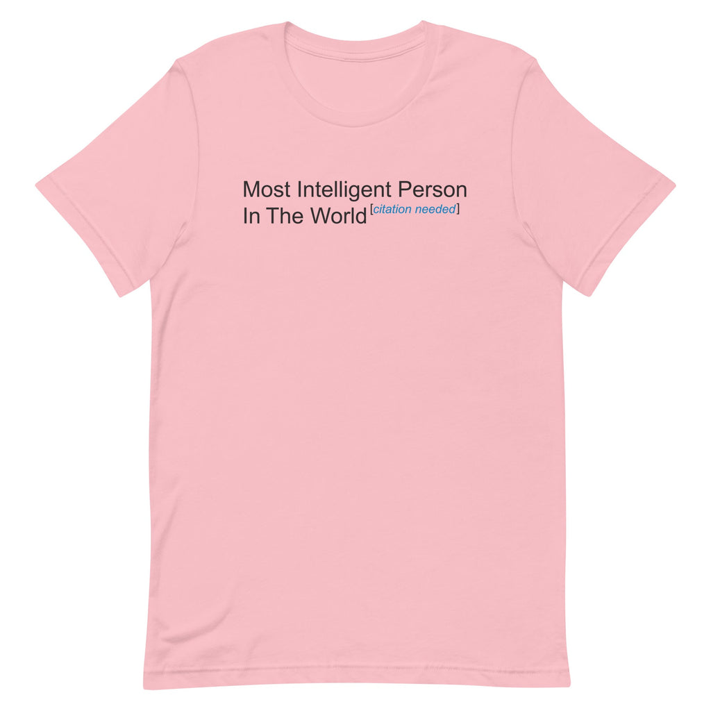 Most Intelligent Person in the World Citation Needed Men's product image 4