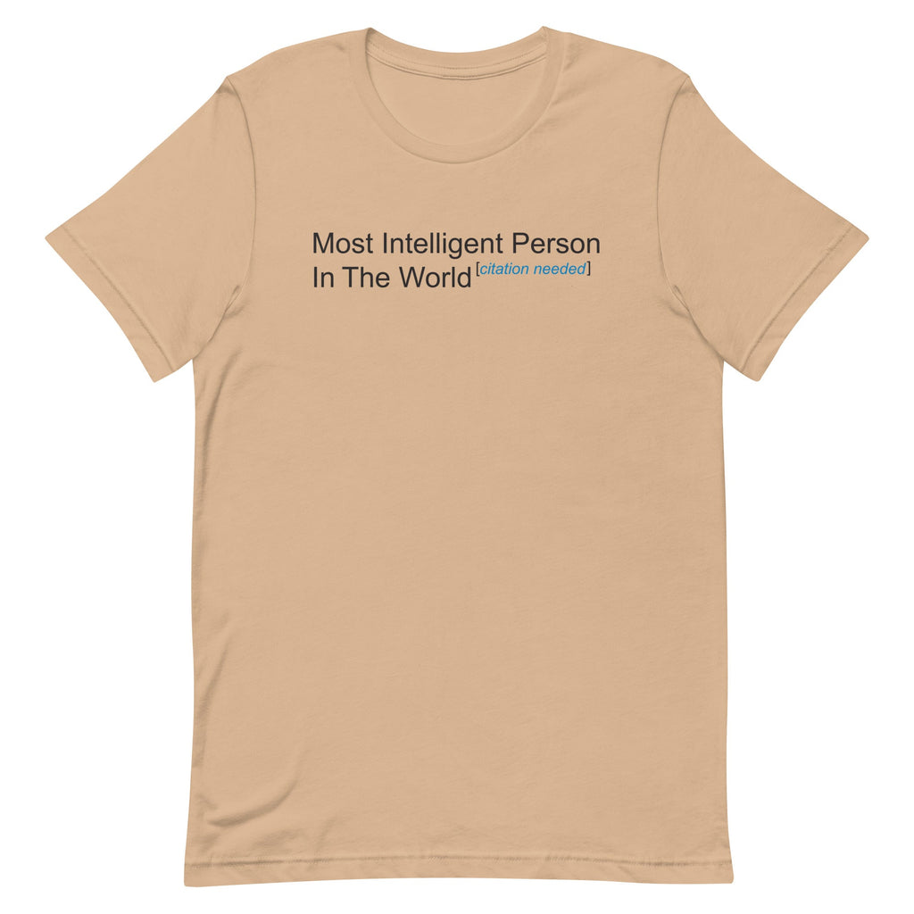 Most Intelligent Person in the World Citation Needed Men's product image 5