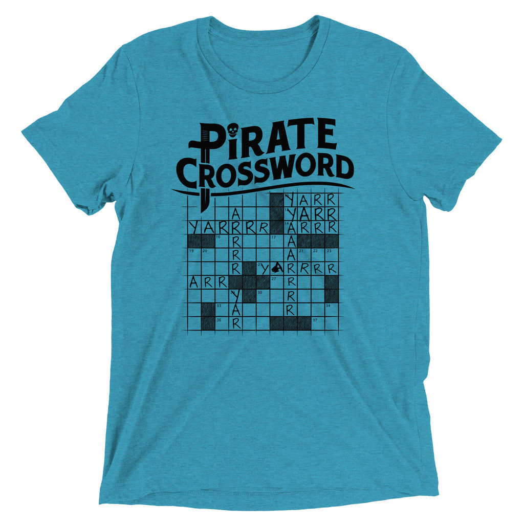 Pirate Crossword Men's Tri-Blend Tee product image 1