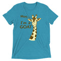 Moo, I'm A Goat Men's Tri-Blend Tee product image 1