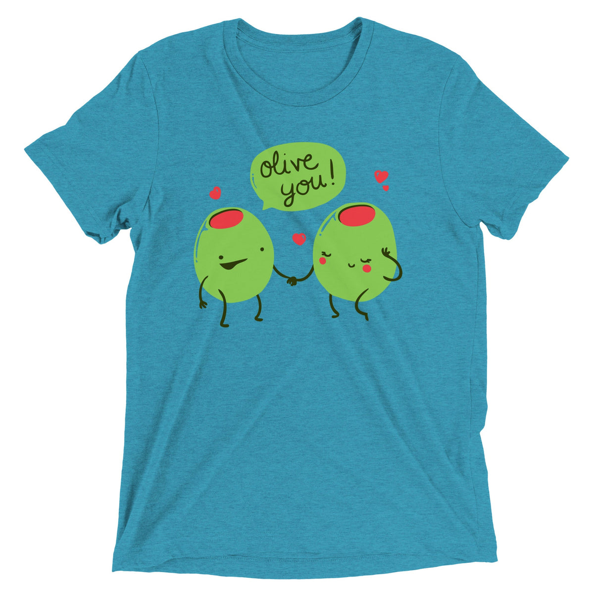 Olive You Men's Tri-Blend Tee product image 1