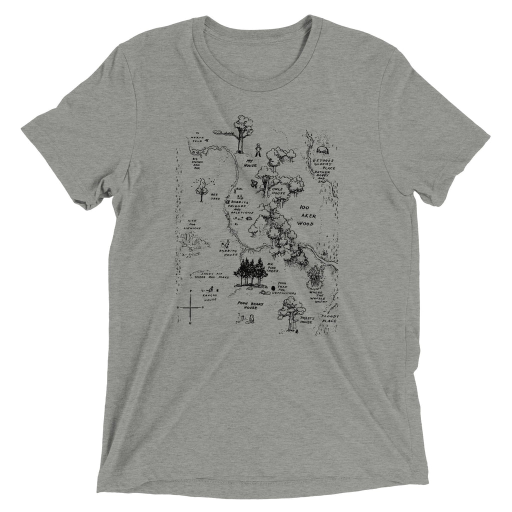 100 Acre Map Men's Tri-Blend Tee product image 2