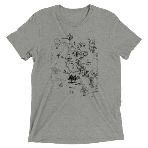 100 Acre Map Men's Tri-Blend Tee product image 2