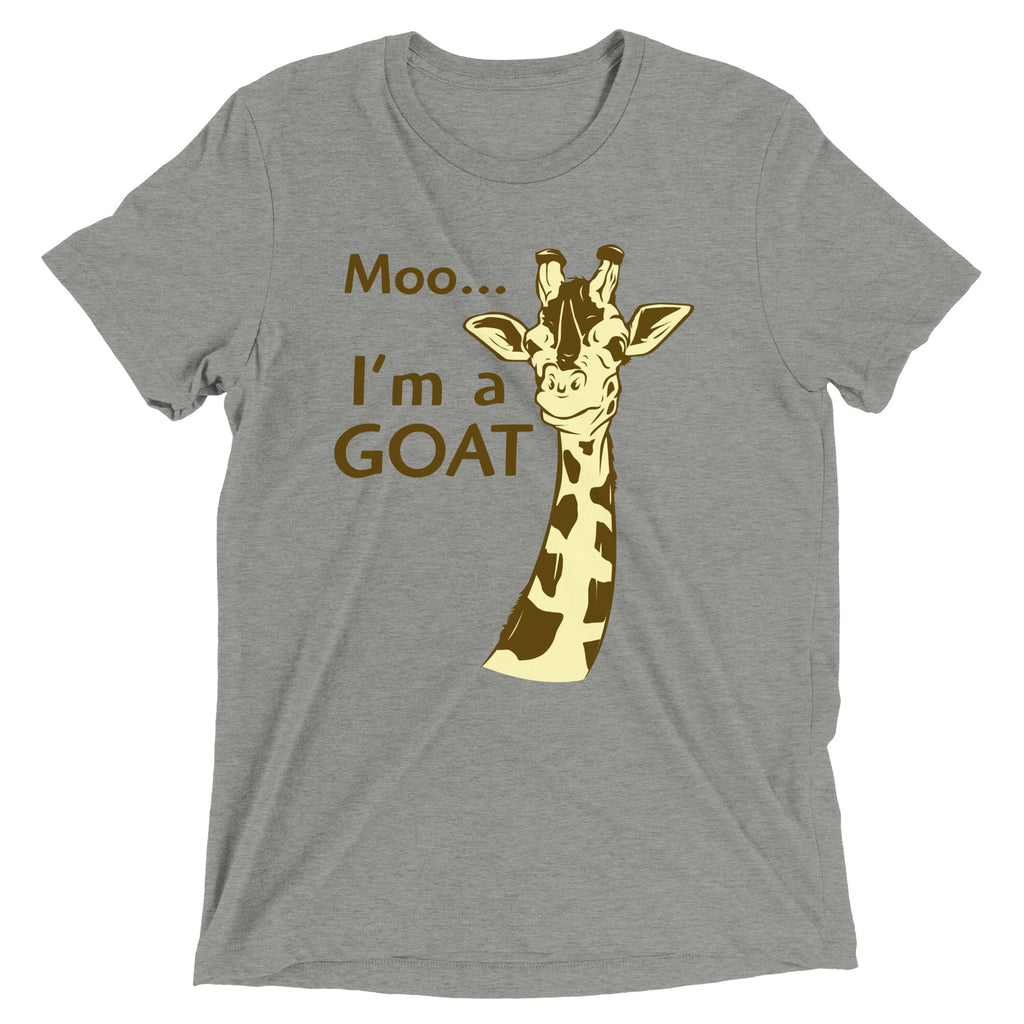 Moo, I'm A Goat Men's Tri-Blend Tee product image 2