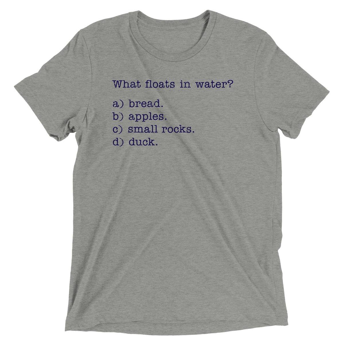 What Floats In Water? Men's Tri-Blend Tee product image 1