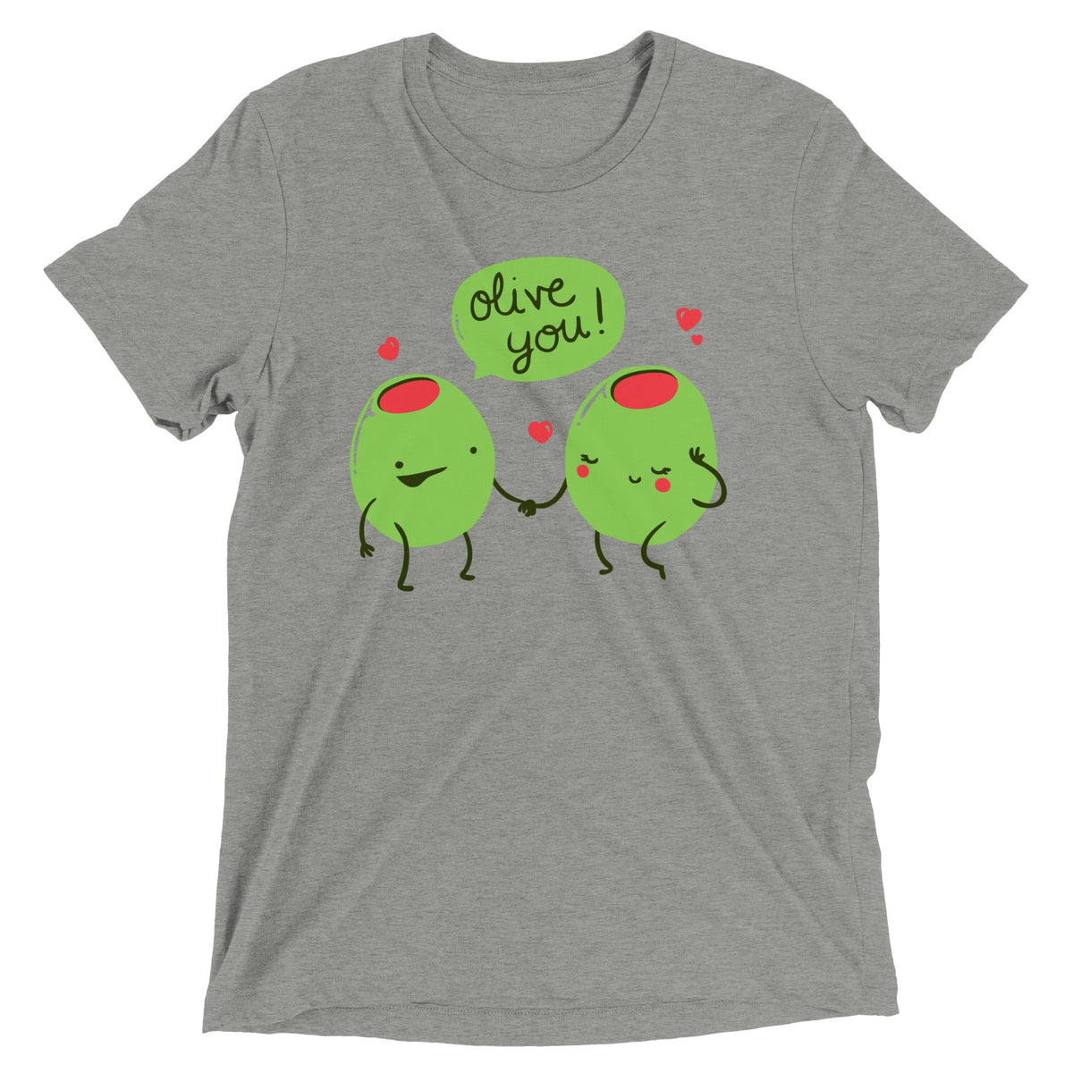 Olive You Men's Tri-Blend Tee product image 2