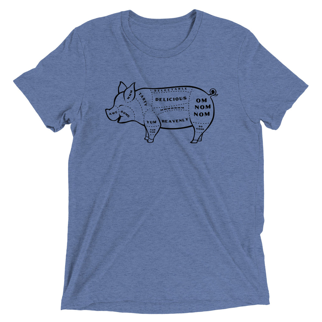 Tasty Pig Cuts Men's Tri-Blend Tee product image 2