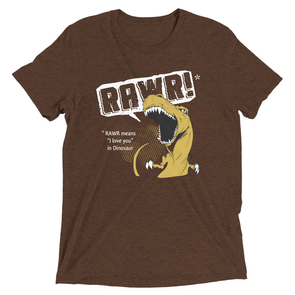 Rawr Means I Love You Men's Tri-Blend Tee product image 1