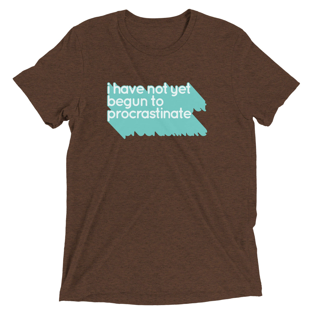 Not Begun To Procrastinate Men's Tri-Blend Tee product image 1