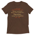 Money Buys Happiness Men's Tri-Blend Tee product image 1