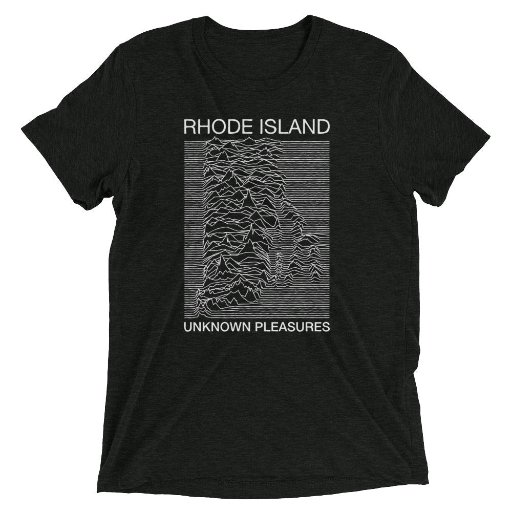 Rhode Island Unknown Pleasures Men's Tri-Blend Tee product image 1