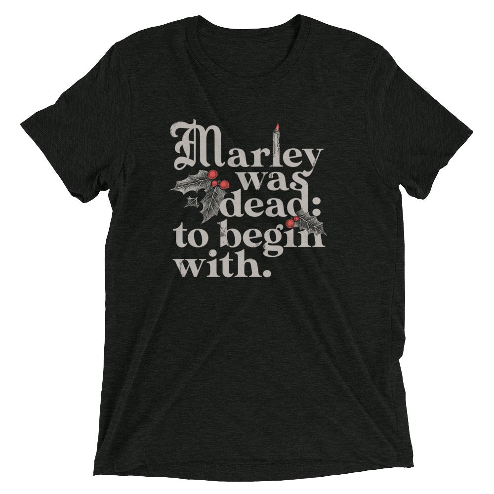 Marley Was Dead: To Begin With Men's Tri-Blend Tee product image 1